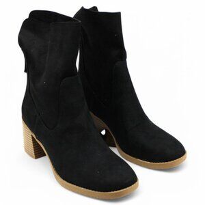 Sun + Stone Block Heel Ankle Boots